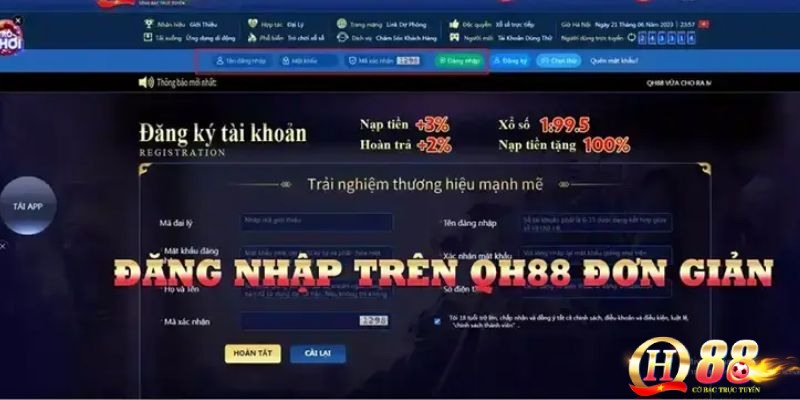 Đăng nhập QH88 – Hướng dẫn cách vào nhà cái nhanh chóng