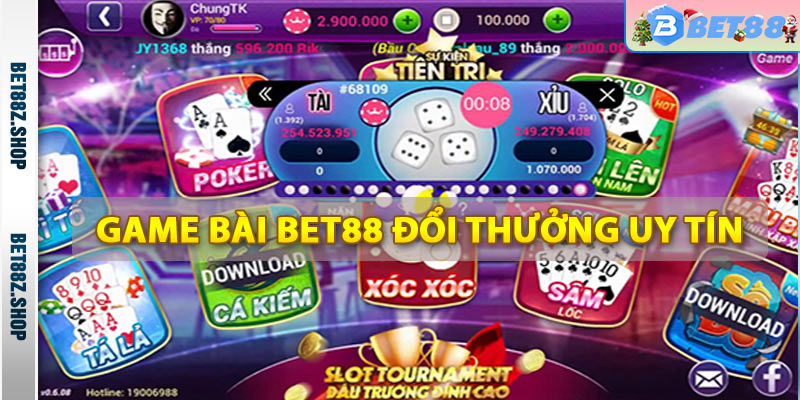 Game Bài Bet88 - Cổng Game Bài Đổi Thưởng Tiền Mặt 2026