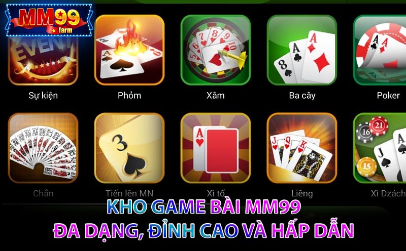 Game Bài MM99 – Sảnh Cược Đẳng Cấp, Thưởng Khủng Không Giới Hạn!
