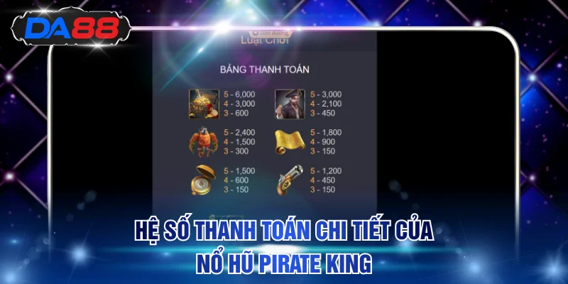 Nổ Hũ Pirate King Săn Kho Báu Đỉnh Cao Và Thú Vị Tại DA88