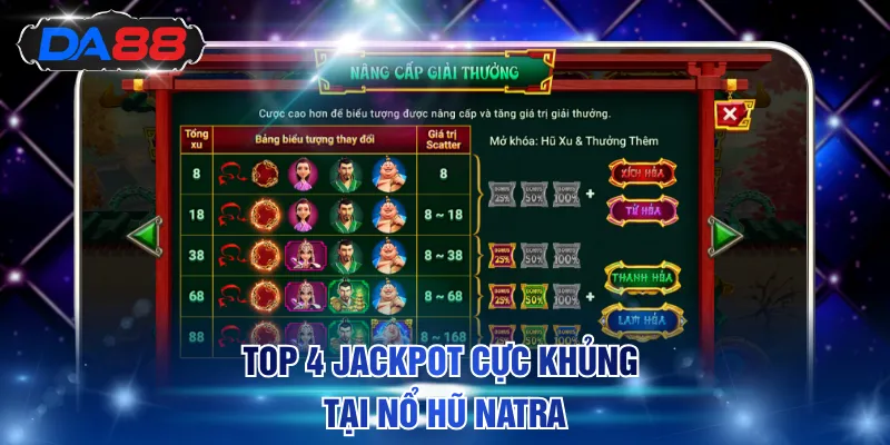 Nổ Hũ Natra DA88 - Quay Thưởng Săn Jackpot Tới 5 Tỷ Đồng