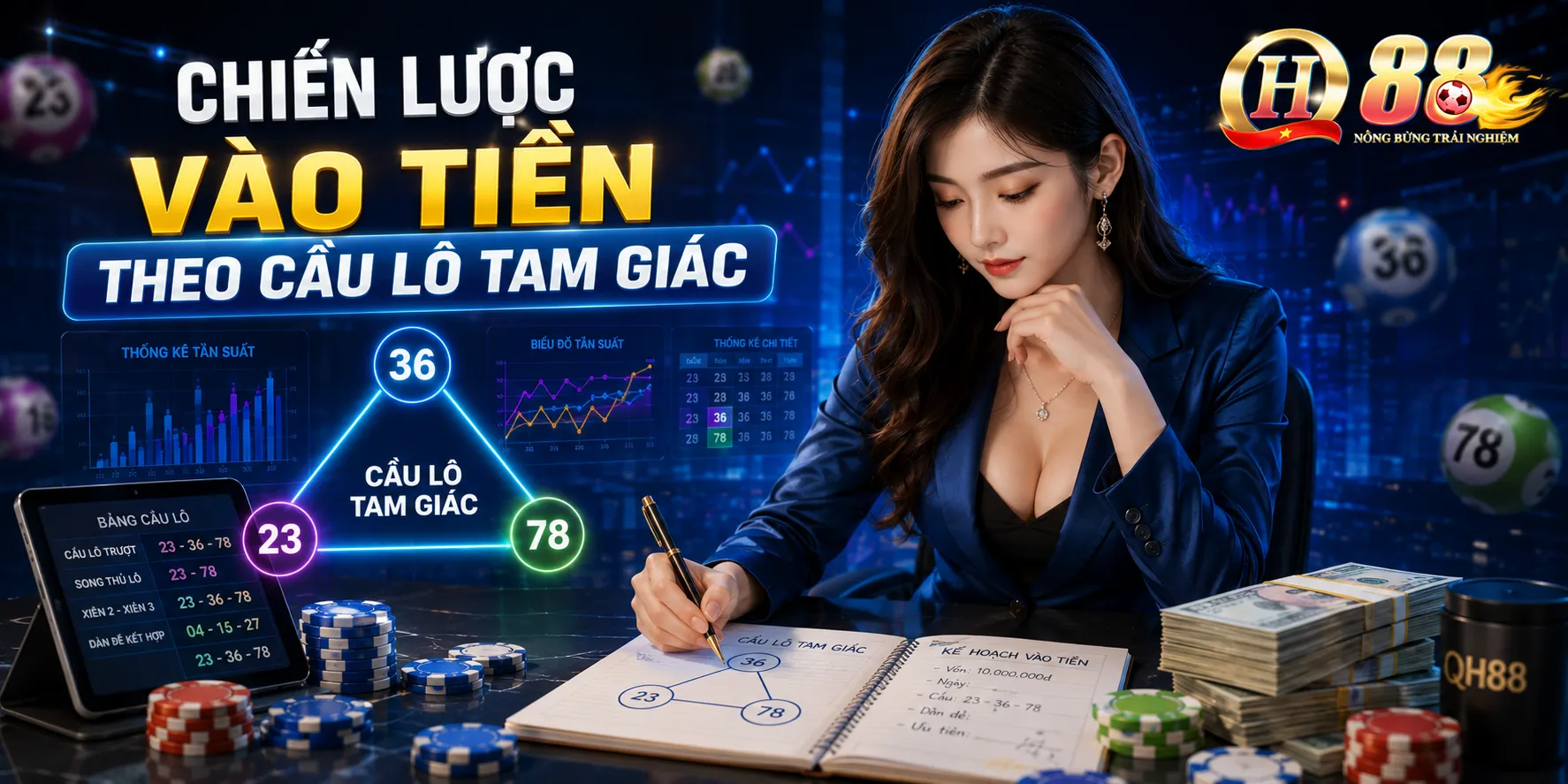 Cầu Lô Tam Giác: Cách Soi Cầu Chuẩn Và Dễ Áp Dụng Tại QH88 - QH88