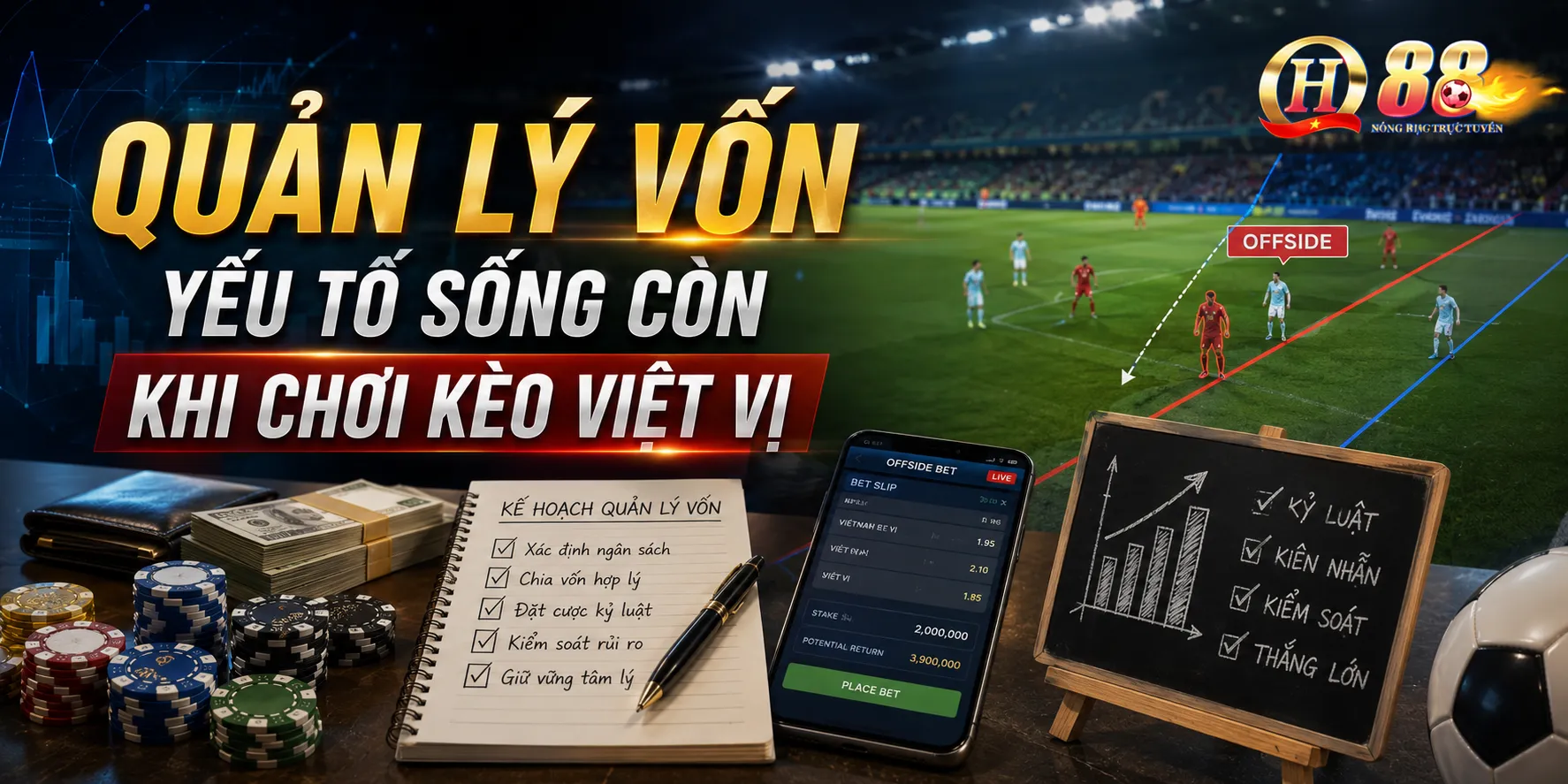 Kèo Việt Vị QH88 – Bí Quyết Soi Kèo Không Thua - QH88